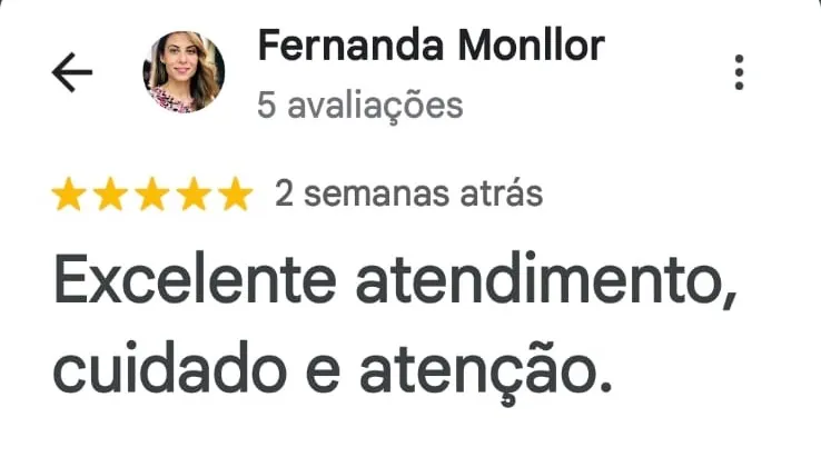 Avaliação de Fernanda Monllor