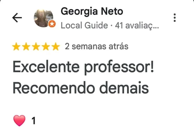 Avaliação de Georgia Neto