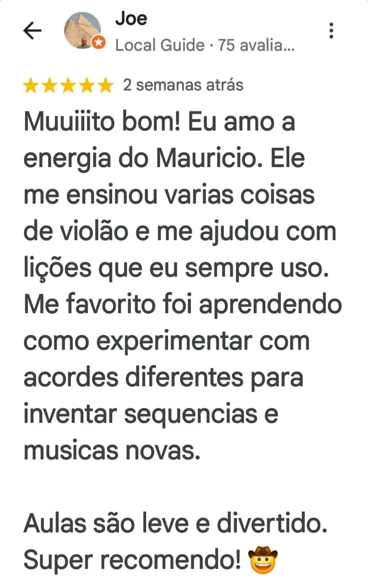 Avaliação de Joe