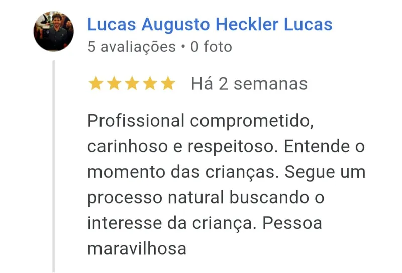 Avaliação de Lucas Augusto Heckler