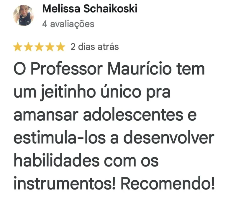 Avaliação de Melissa Schaikoski